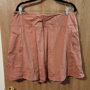 Rust Orange Skort with Pockets